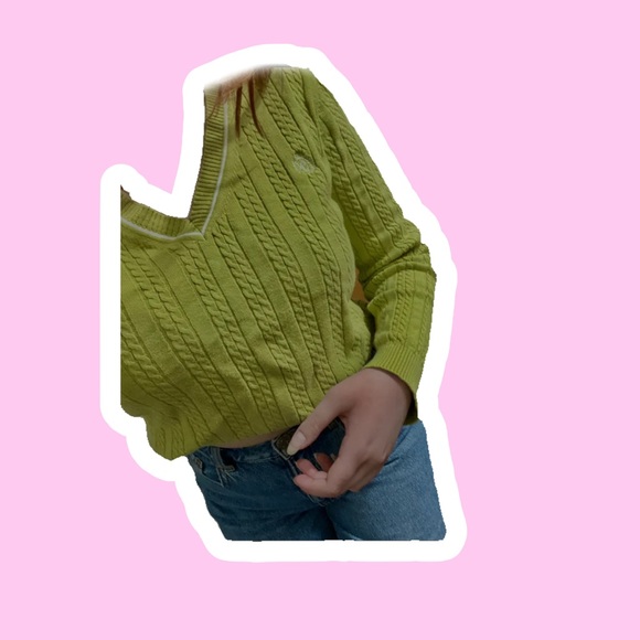 Contemporaine green cardigan sweater - Picture 2 of 3